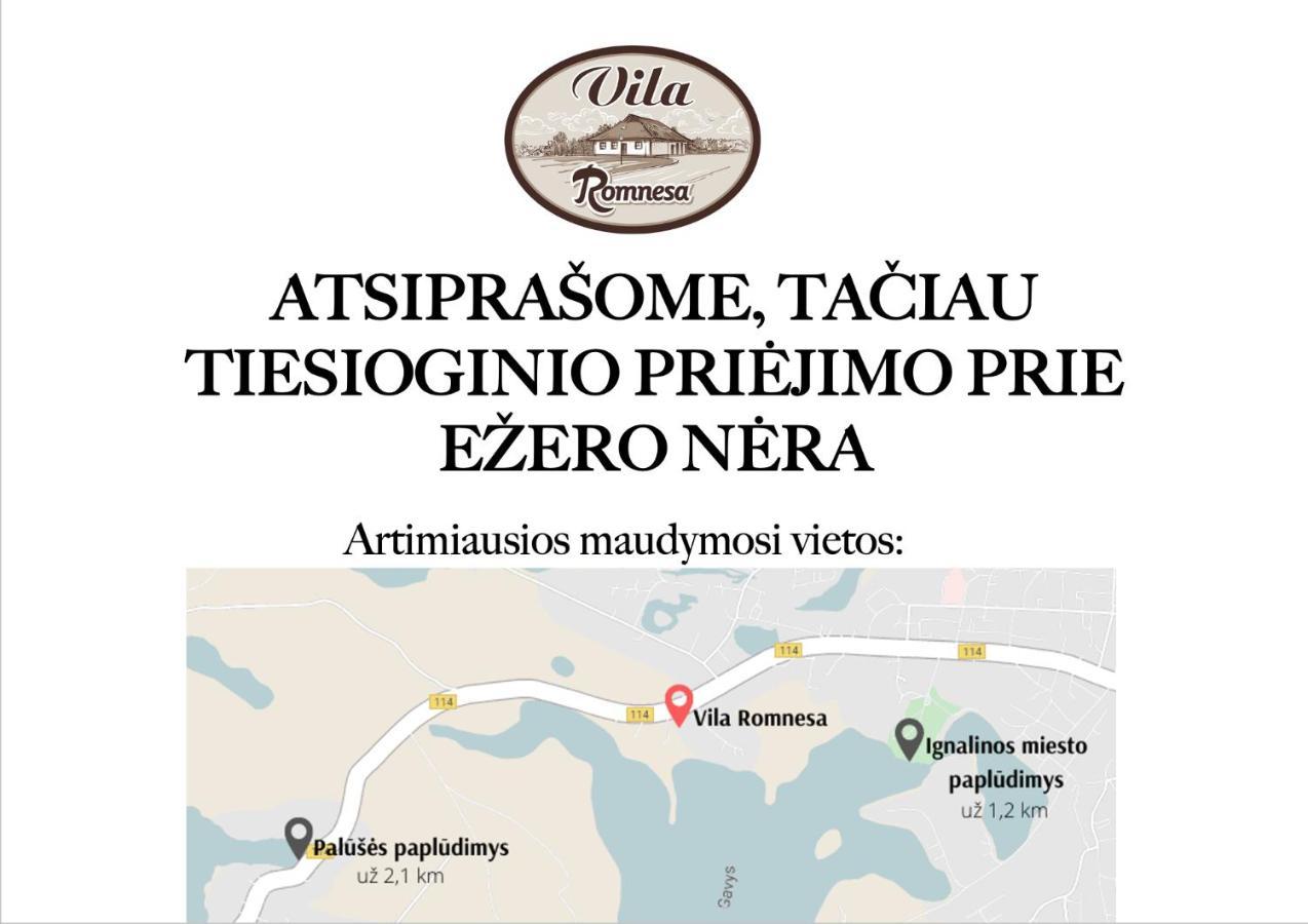 Vila Romnesa Ignalino Zewnętrze zdjęcie